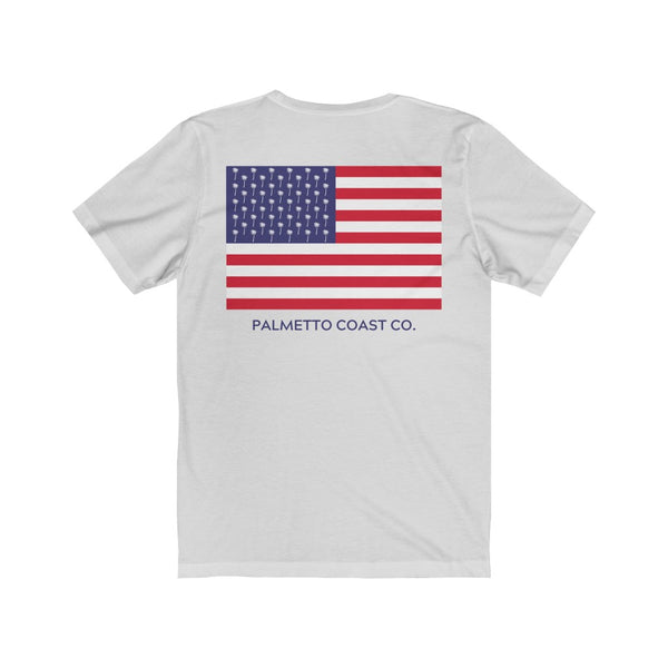 USA Palm Flag Tee