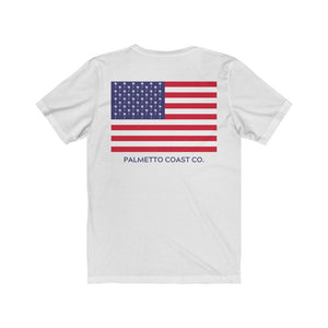 USA Palm Flag Tee