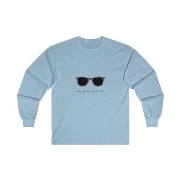 Gray Sunglasses Long Sleeve Tee