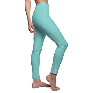 Women's Casual Leggings - Palmetto Coast Blue