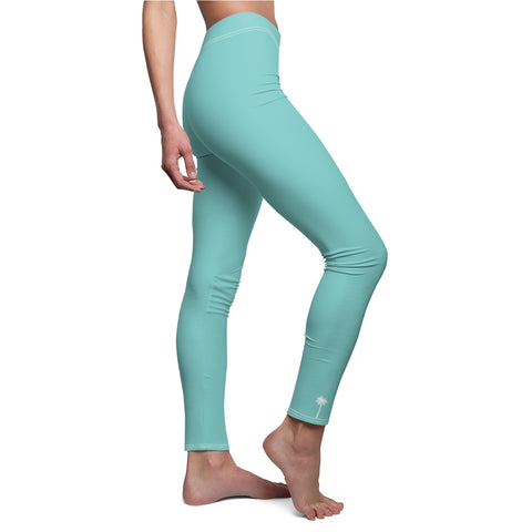 Women's Casual Leggings - Palmetto Coast Blue