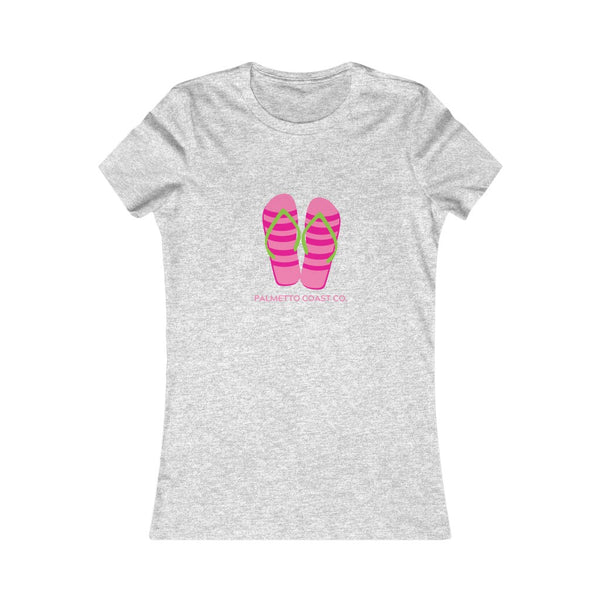 Pink Flip Flops Slim Fit Tee