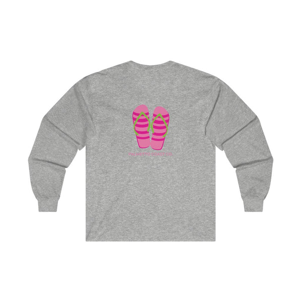 Pink Flip Flips Long Sleeve Tee