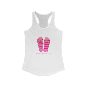 Pink Flip Flops Racerback Tank