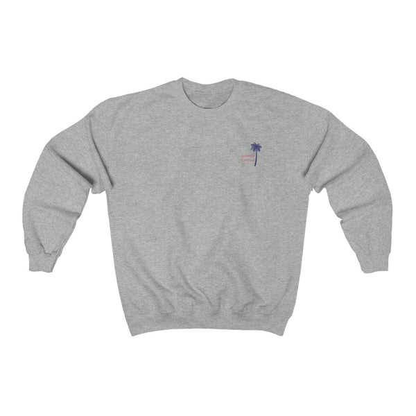 USA Palm Flag Crewneck Sweatshirt