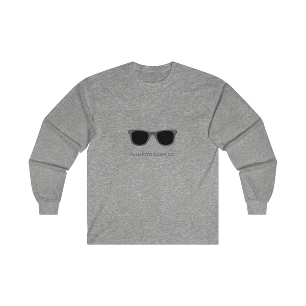 Gray Sunglasses Long Sleeve Tee