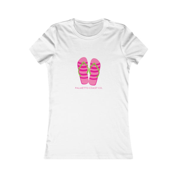 Pink Flip Flops Slim Fit Tee