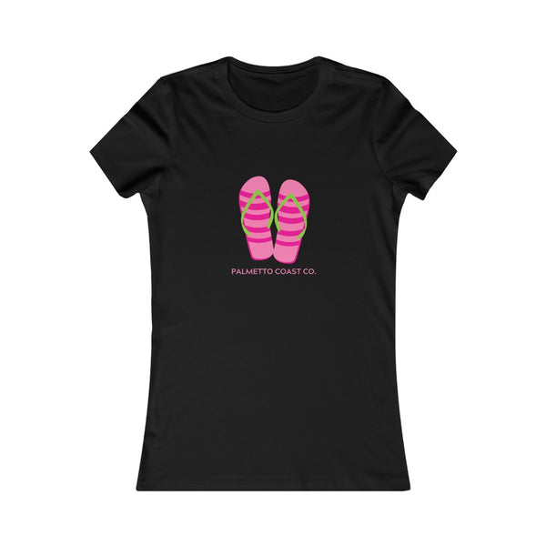 Pink Flip Flops Slim Fit Tee