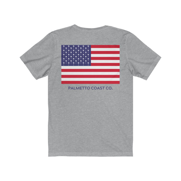 USA Palm Flag Tee