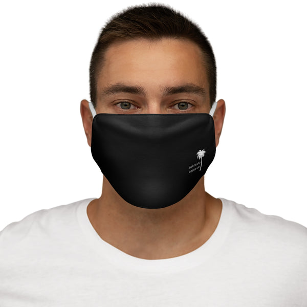 Palmetto Coast Logo Face Mask - Black