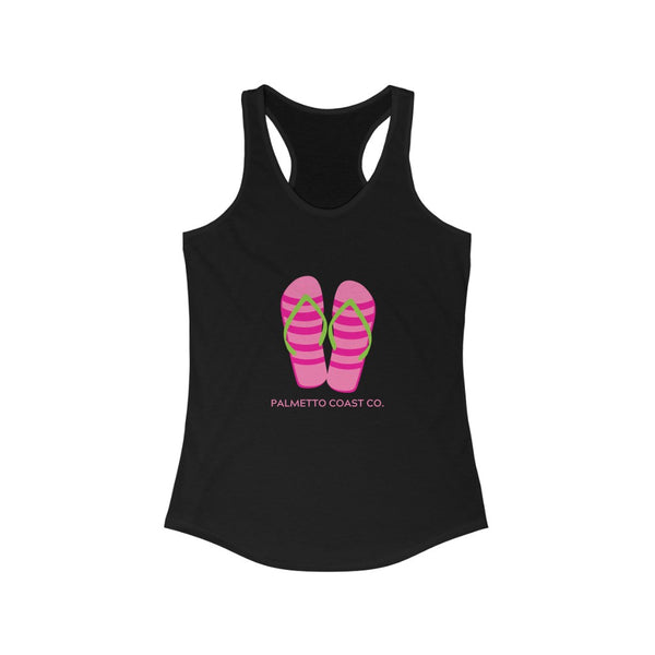 Pink Flip Flops Racerback Tank