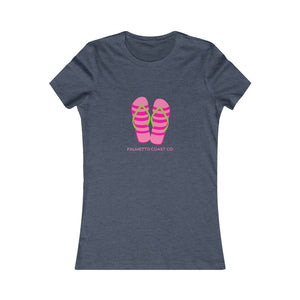 Pink Flip Flops Slim Fit Tee