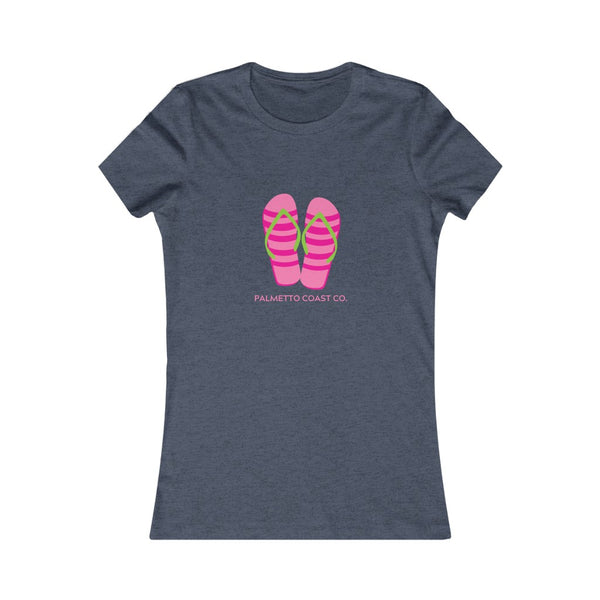 Pink Flip Flops Slim Fit Tee