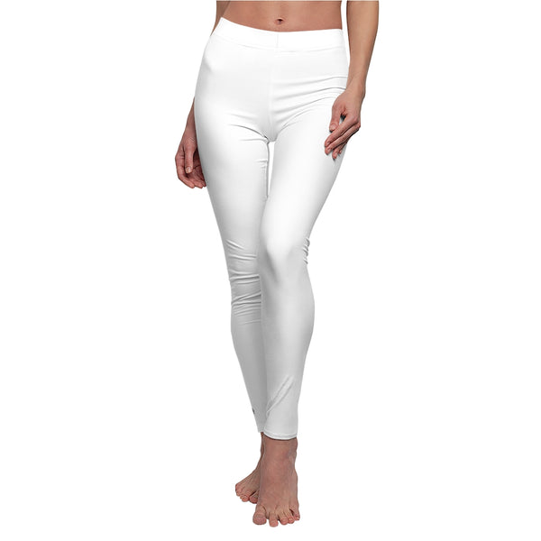 Women's Casual Leggings - White