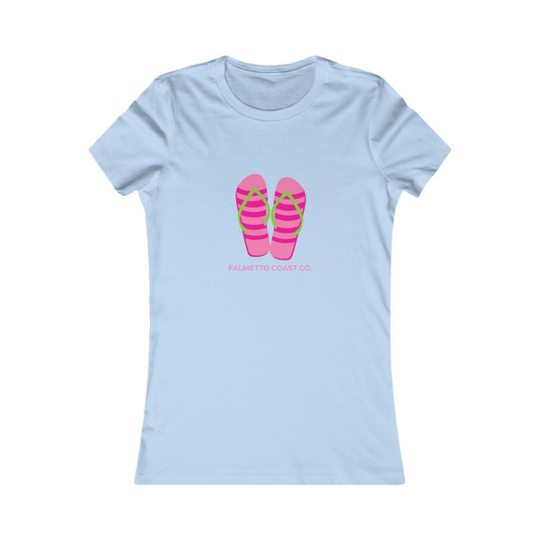 Pink Flip Flops Slim Fit Tee