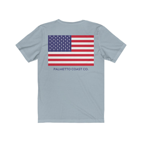 USA Palm Flag Tee