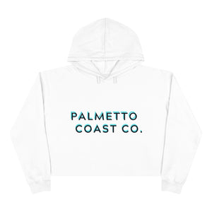 Neon-Style Palmetto Coast Co. Crop Hoodie