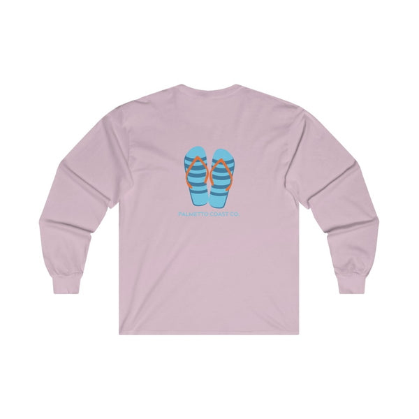 Blue Flip Flips Long Sleeve Tee