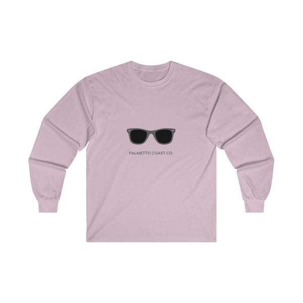 Gray Sunglasses Long Sleeve Tee