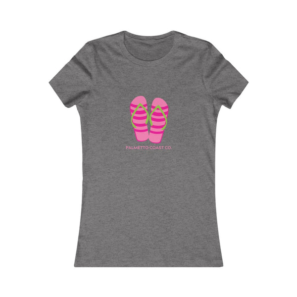 Pink Flip Flops Slim Fit Tee