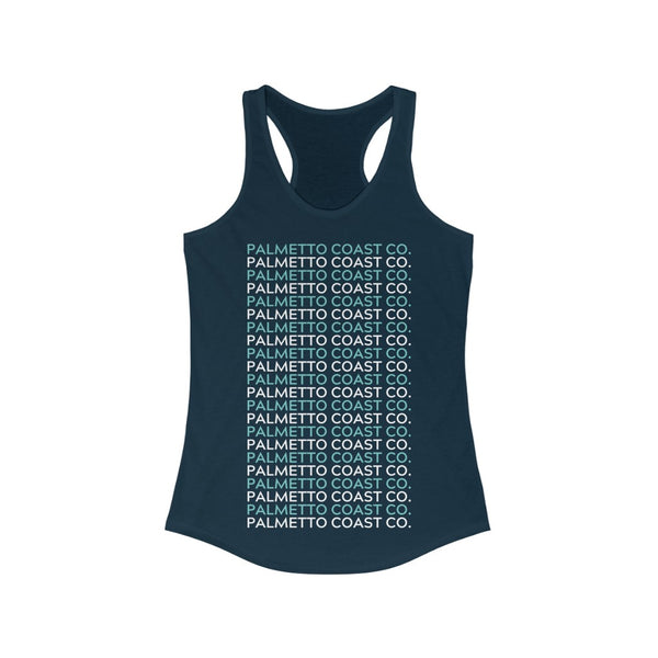 Palmetto Coast Co. Racerback Text Tank