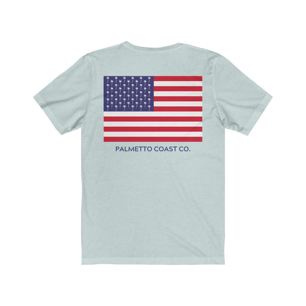 USA Palm Flag Tee