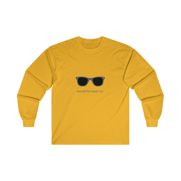 Gray Sunglasses Long Sleeve Tee